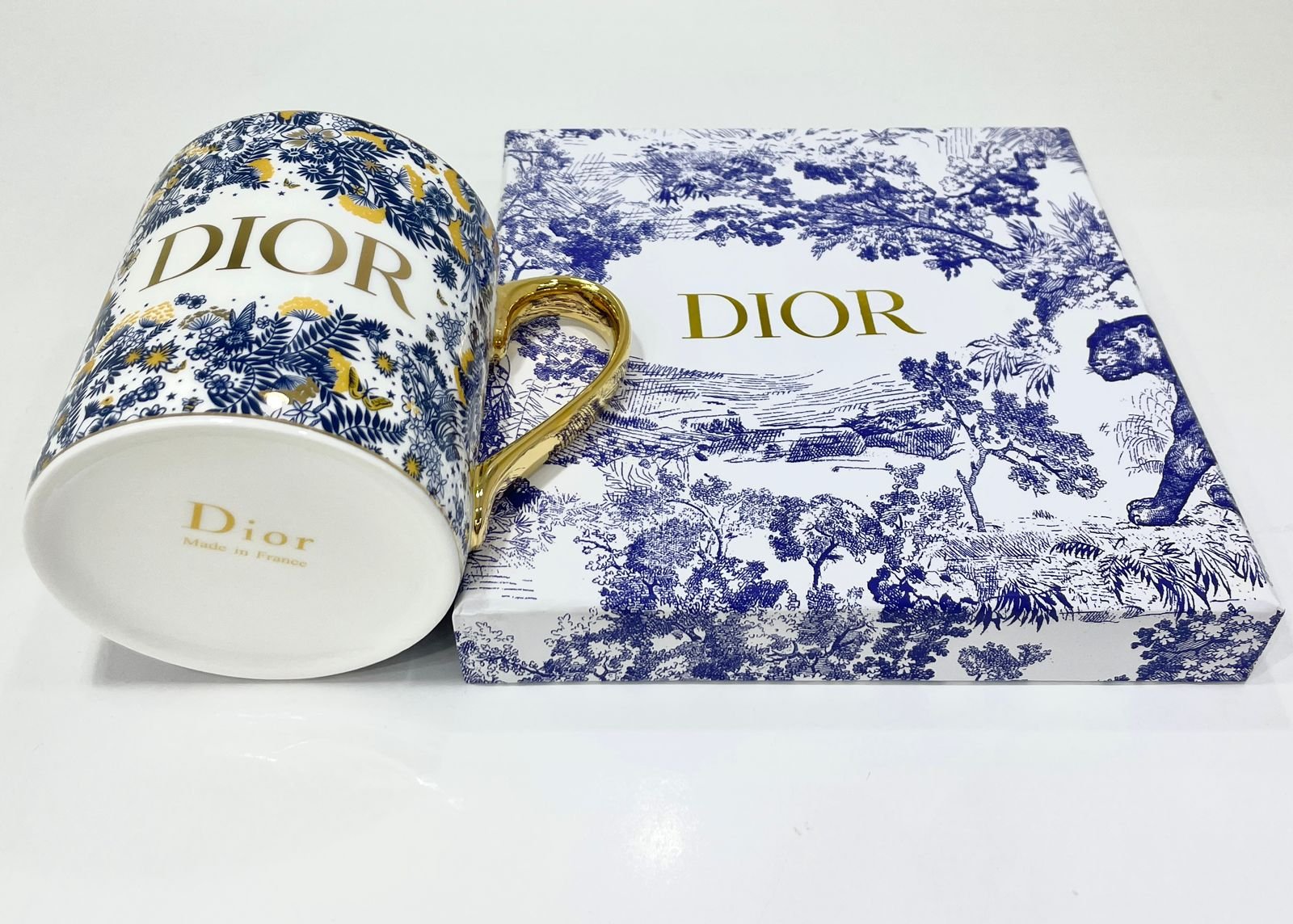 Dior single blue mug